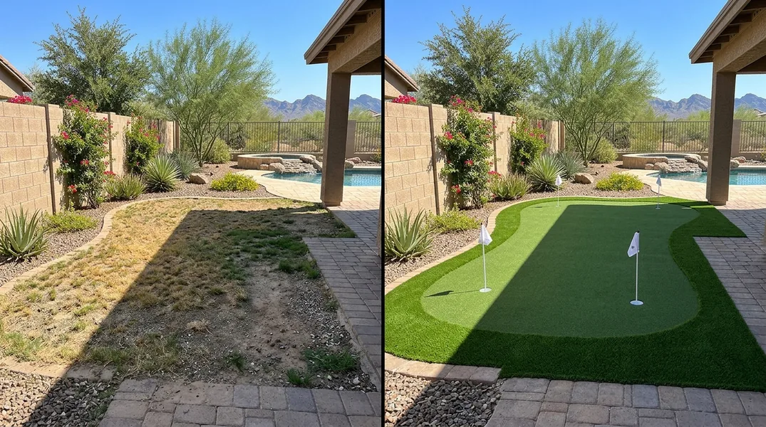 Backyard Putting Greens in Phoenix: Design, True Roll and What They Really Cost