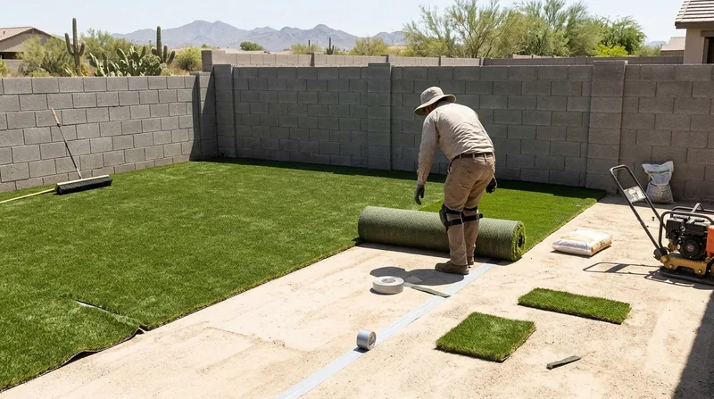 Residential Artificial Grass Installation Phoenix